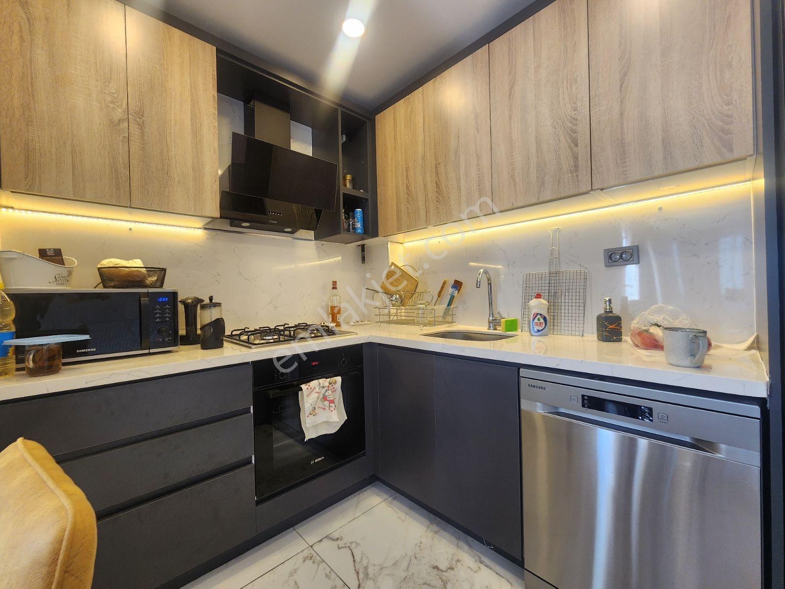 Hcl'den 3,5+1 Full Eşyalı Deniz Manzaralı Kiralık Daire/tecede - Görsel 18