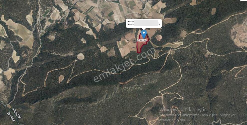 Bilecik Osmaneli Çiftlik Köyünde 30.000m2 Tarla - Görsel 7
