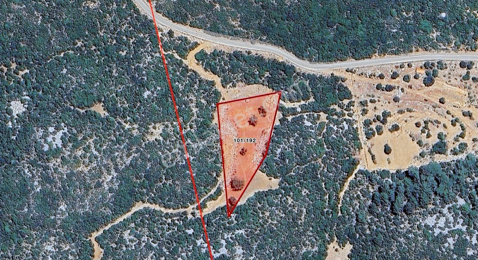 Kaş, Yeniköy'de, Deniz Manzaralı, Satılık 5.2 Dönüm Tarla - Görsel 3