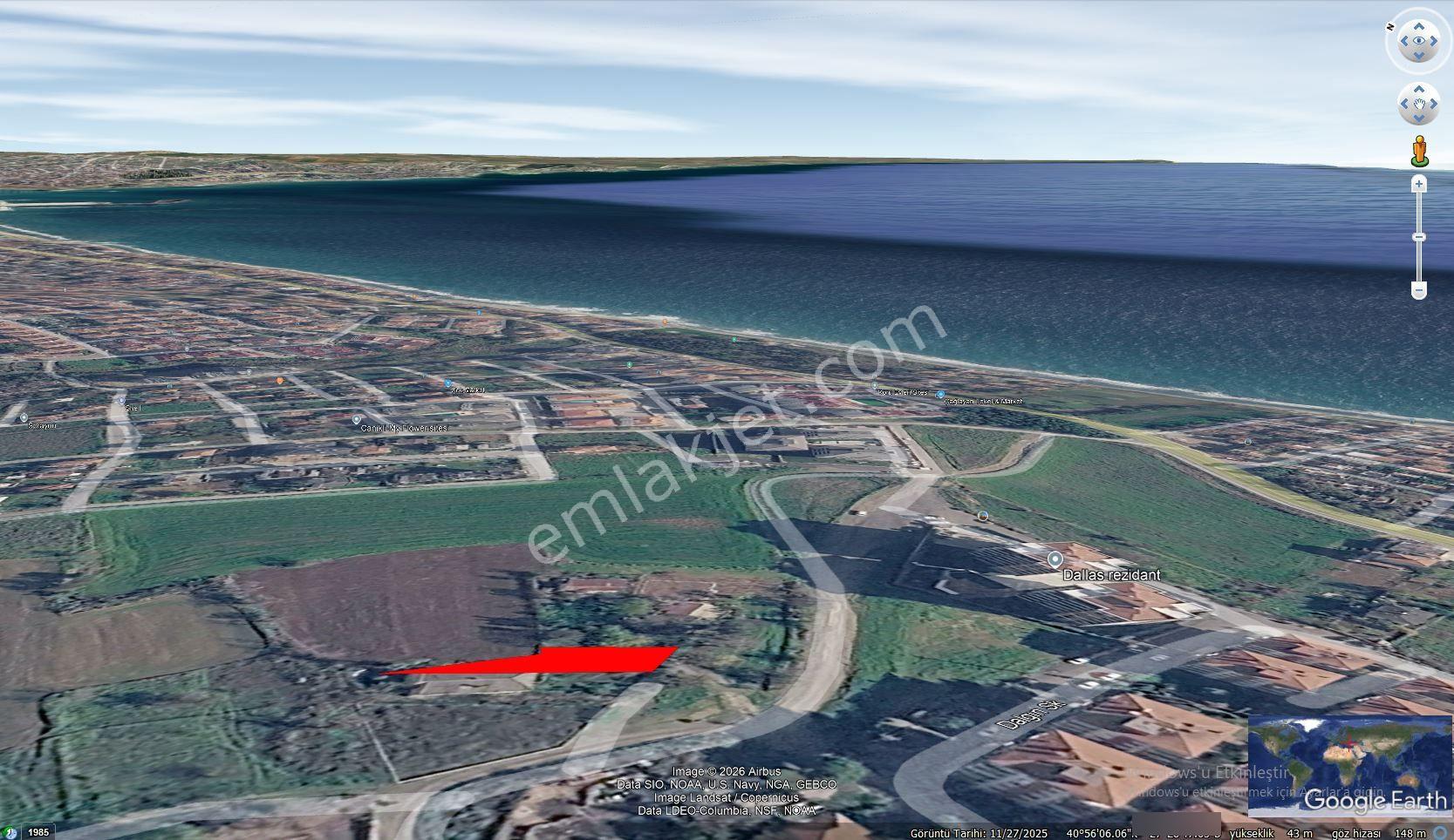 Tekirdağ Topağaç Mahallesinde Altyapı Hazır % 30 Üç Kat İmarlı Fırsat Kupon 350 M2 Arsa - Görsel 6