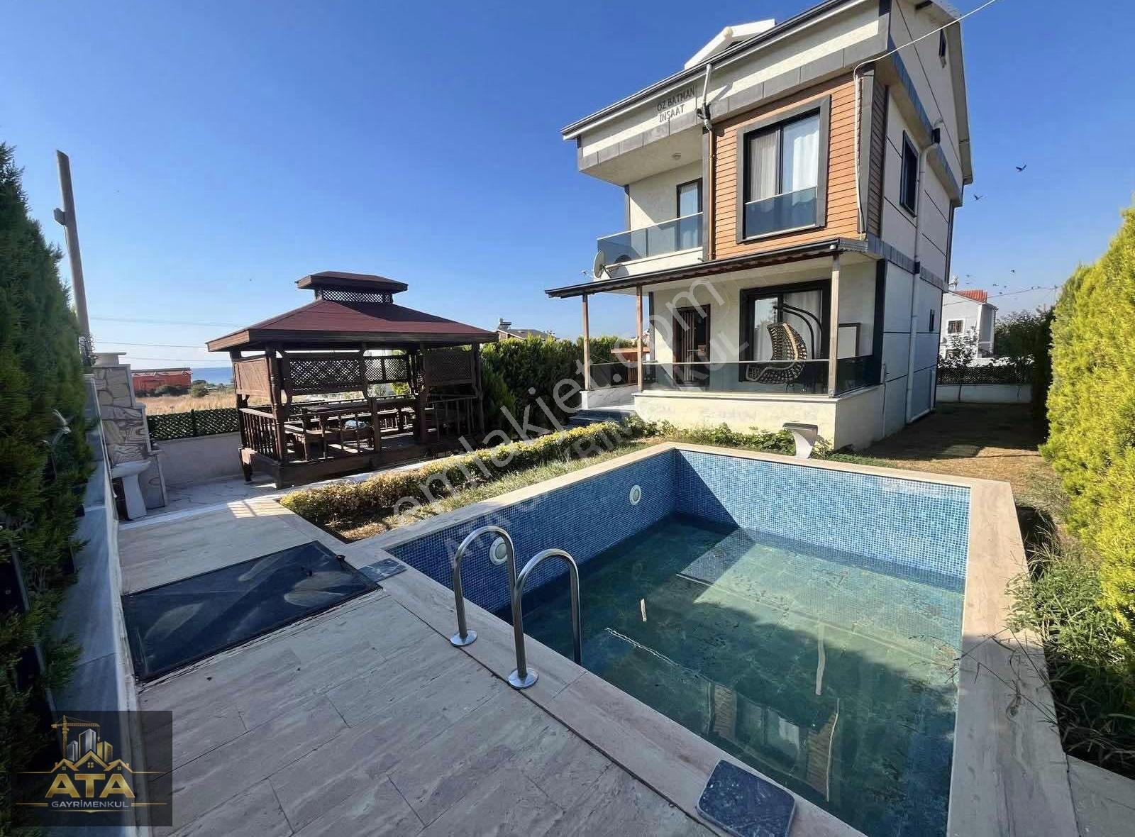 ┏ ┛5+1 Tam Müstakil Havuzlu┏ ┛denize 250m İskanlı Lüx Villa..! - Görsel 14