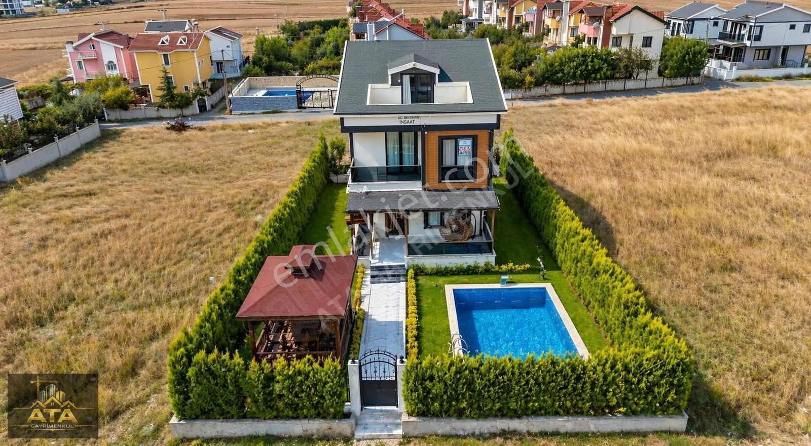 ┏ ┛5+1 Tam Müstakil Havuzlu┏ ┛denize 250m İskanlı Lüx Villa..! - Görsel 17