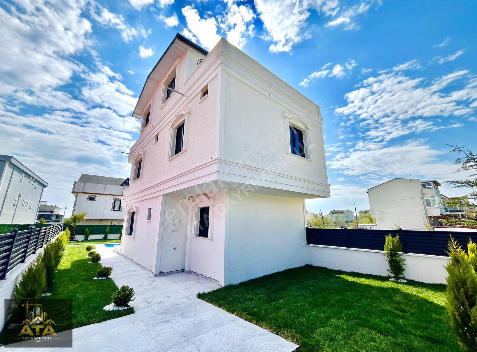 ^꧂havuzlu ~ 230m² Arsa İçerisinde ~ Müstakil 4+1 Lüx Villa..! - Görsel 22