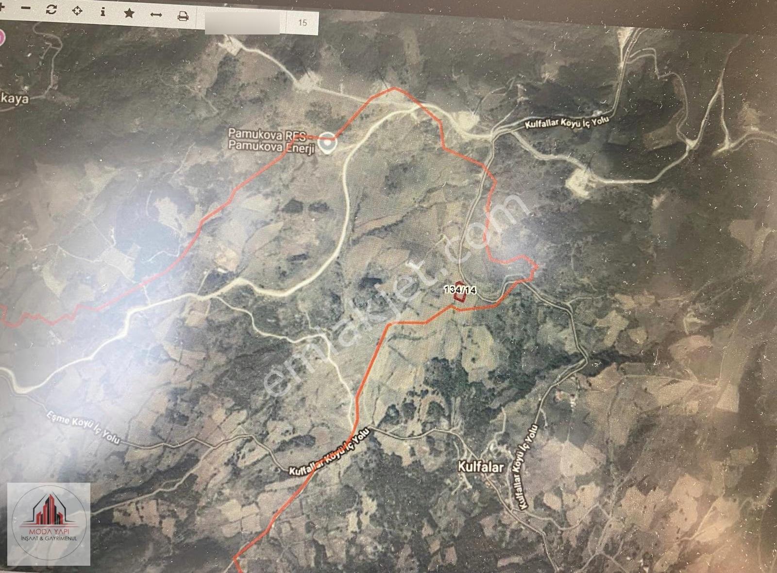 Geyve Eşme Mah.tek Tapu 3115 M2 Asfalta Cephe Araç Takasına Açık - Görsel 3