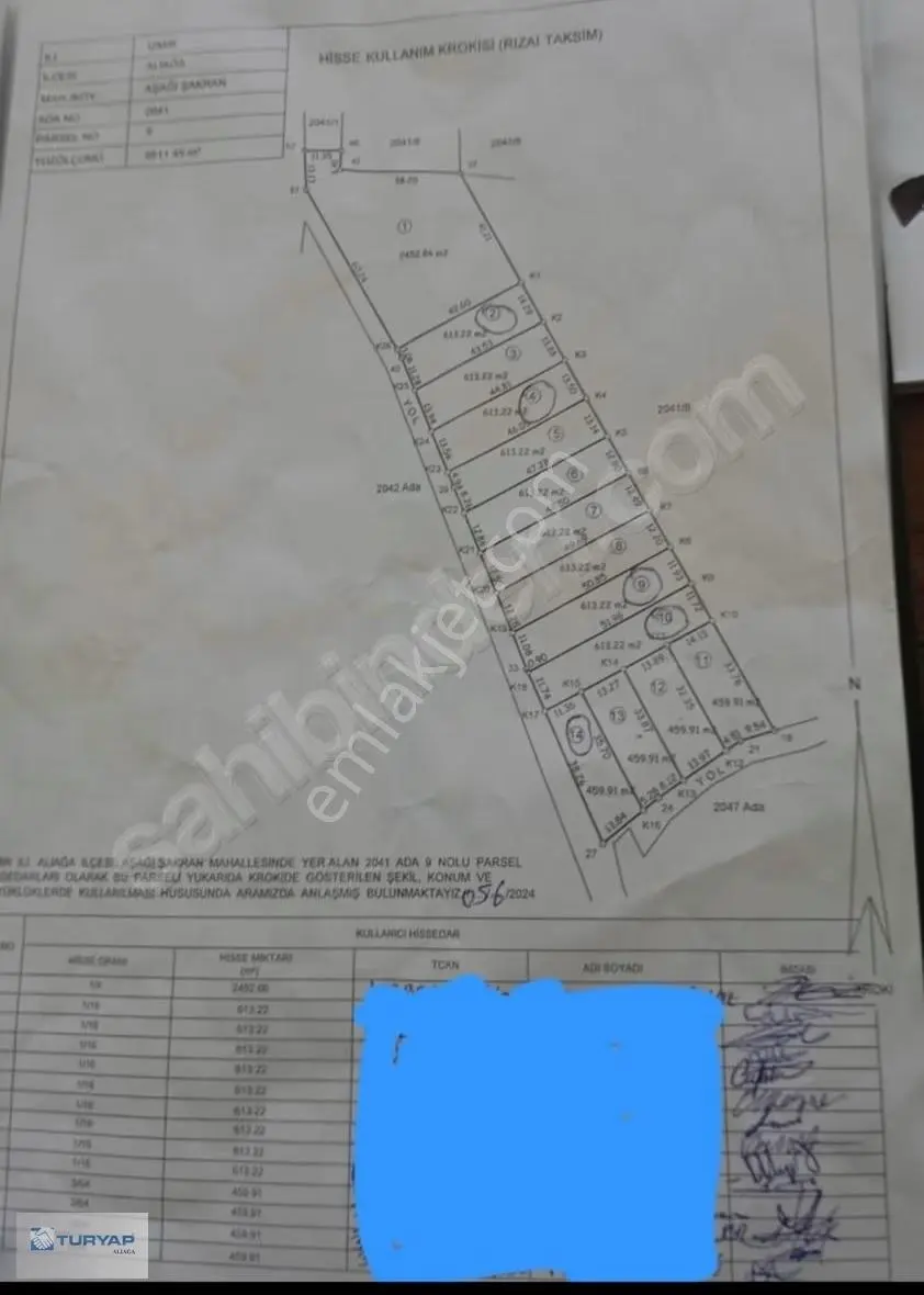 Aşağı Şakran'da Deniz Manzaralı Yatırım Fırsatı Tarla - Görsel 3