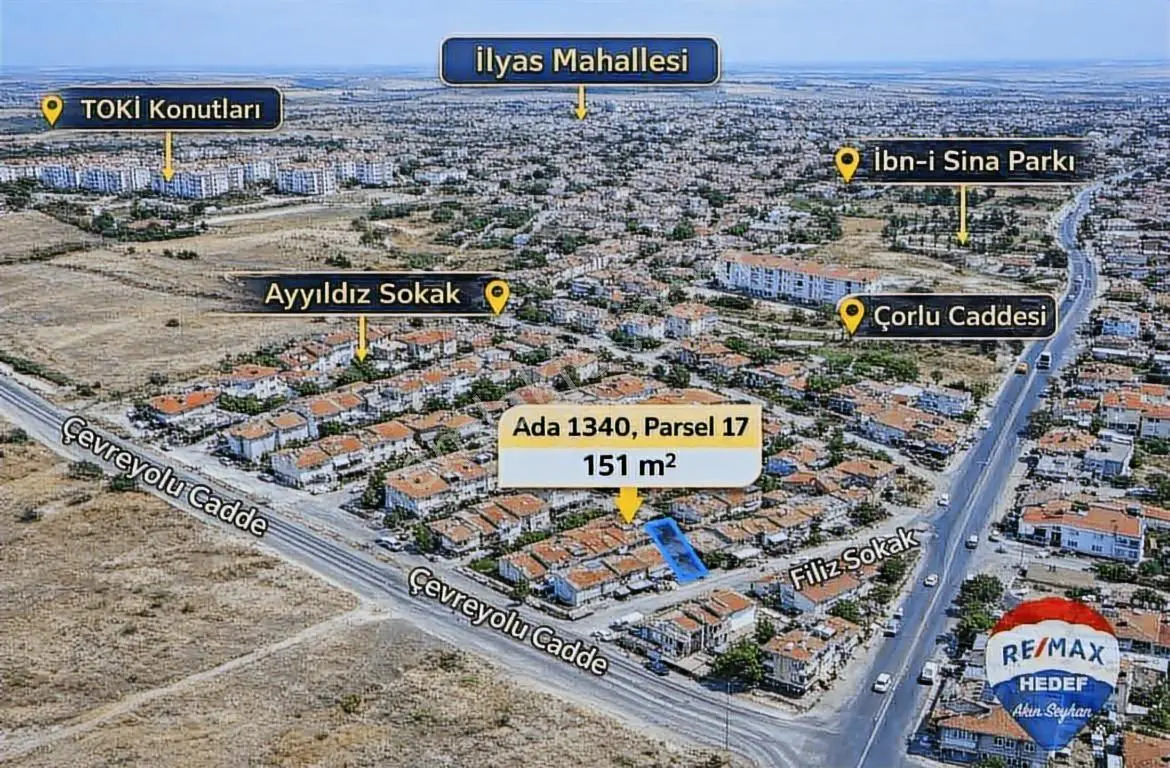 Remax Akın Seyhan Dan Toki Konutlarına Komşu Arsa