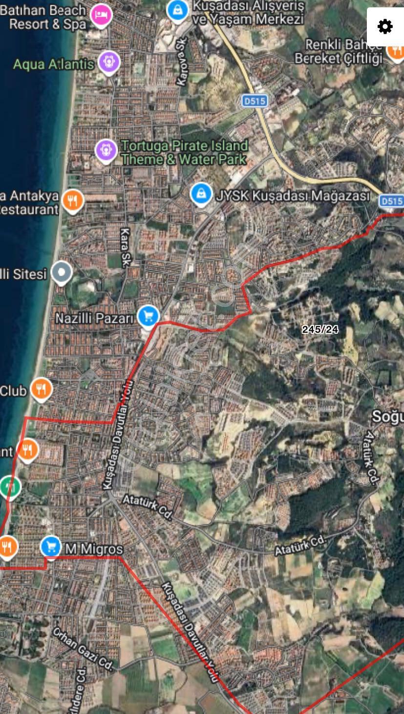 Kuşadası Soğucakta Eşsiz Deniz Manzaralı Satılık Villa Arsası - Görsel 4