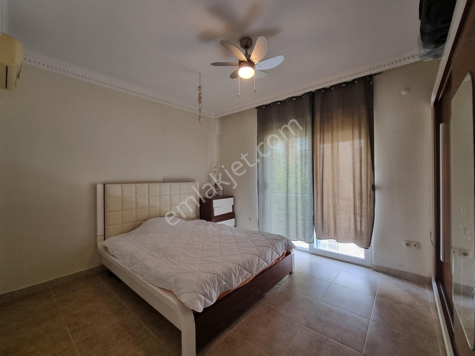 Lara Turizm Yolunda Havuzlu Sitede Deniz Manzaralı Eşyalı Daire - Görsel 27