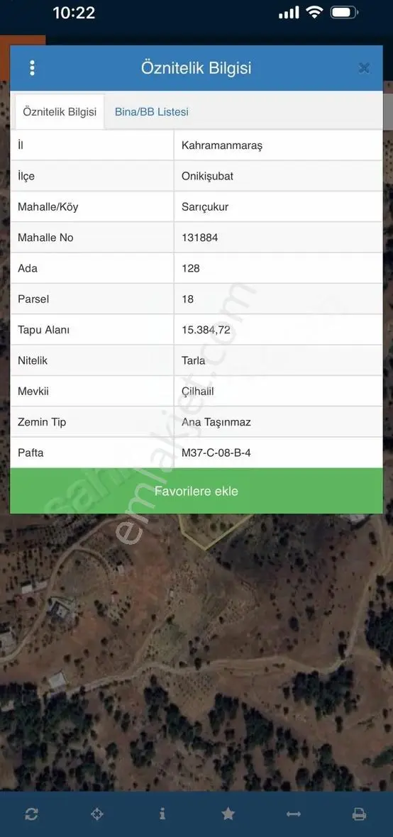 Sarıçukurda 15384 M2 Satılık Tarla