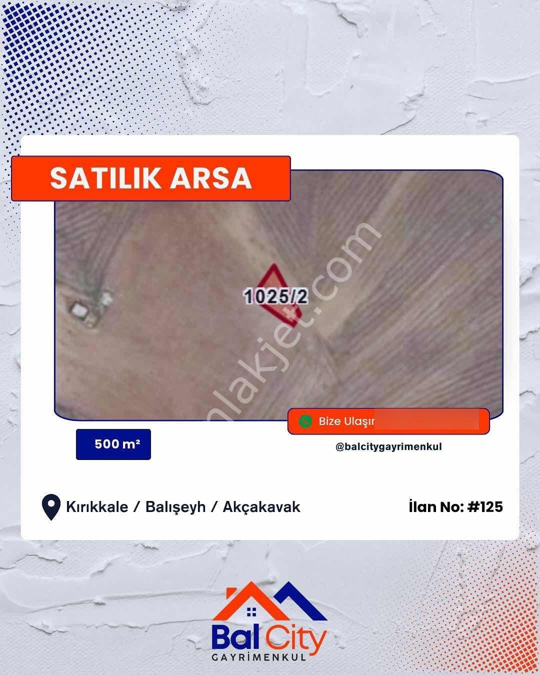 Balcity - Balışeyh'te Köşe Parsel 2.5 Kat İmarlı 500 M² Arsa - Görsel 7