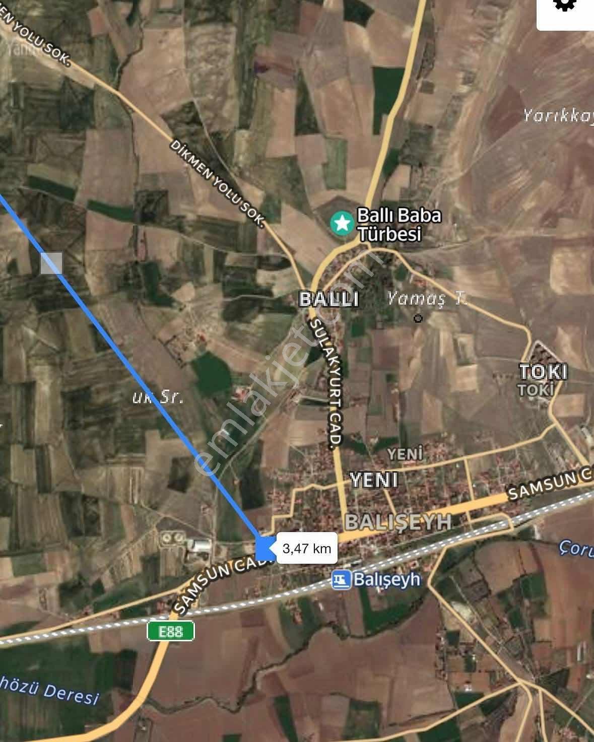 Balcity - Balışeyh'te Köşe Parsel 2.5 Kat İmarlı 500 M² Arsa - Görsel 14