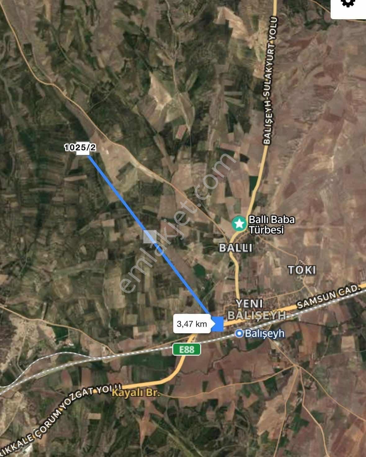 Balcity - Balışeyh'te Köşe Parsel 2.5 Kat İmarlı 500 M² Arsa - Görsel 8