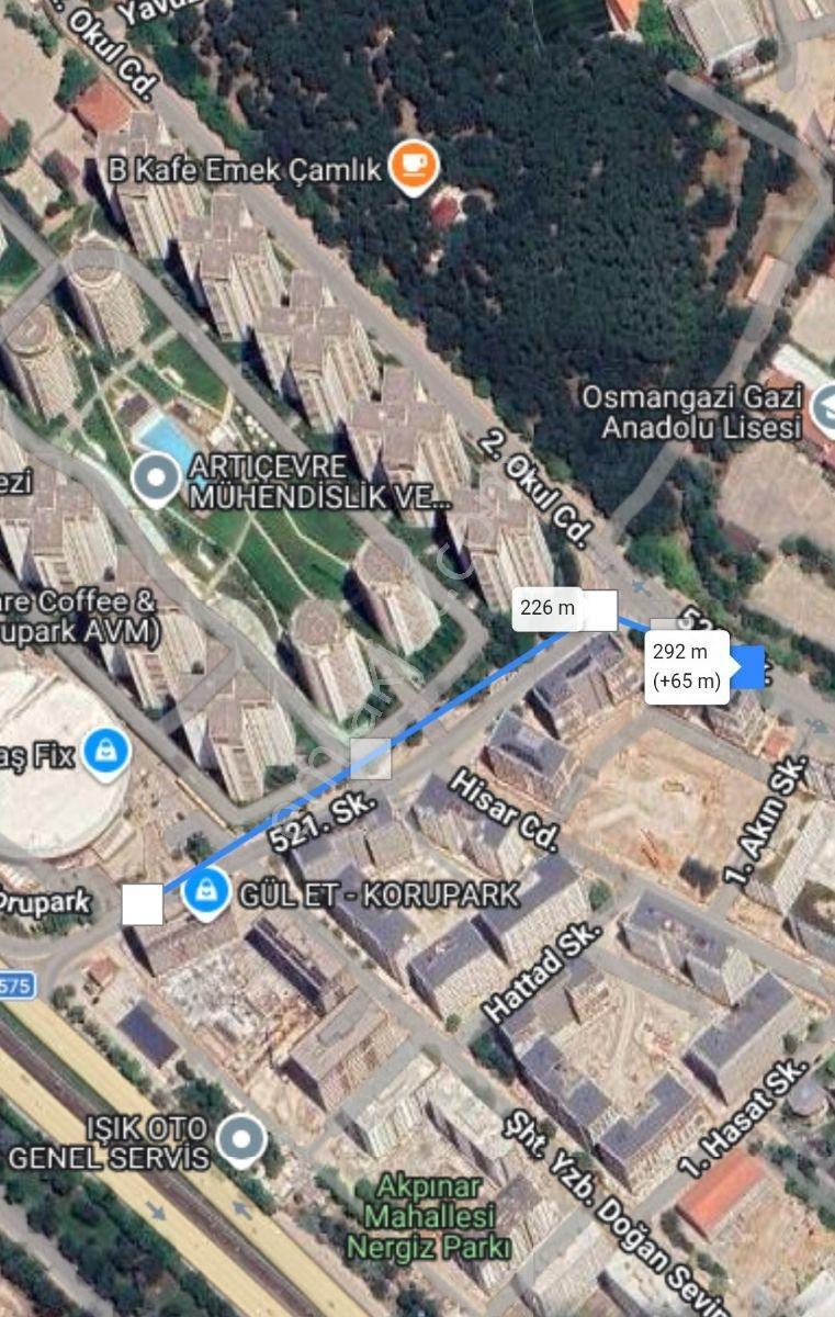 Korupark Yanı Okul Caddesinde 100 M² Kiralık Dükkan - Görsel 18