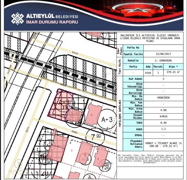 Century21 Bal'dan Balıkesir-altıeylül-2.gündoğan'da Satılık Arsa - Görsel 14