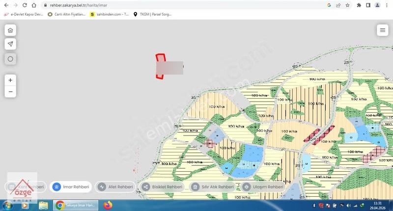 Özge Emlaktan Satılık Camili Tapulaması Tarla - Görsel 2