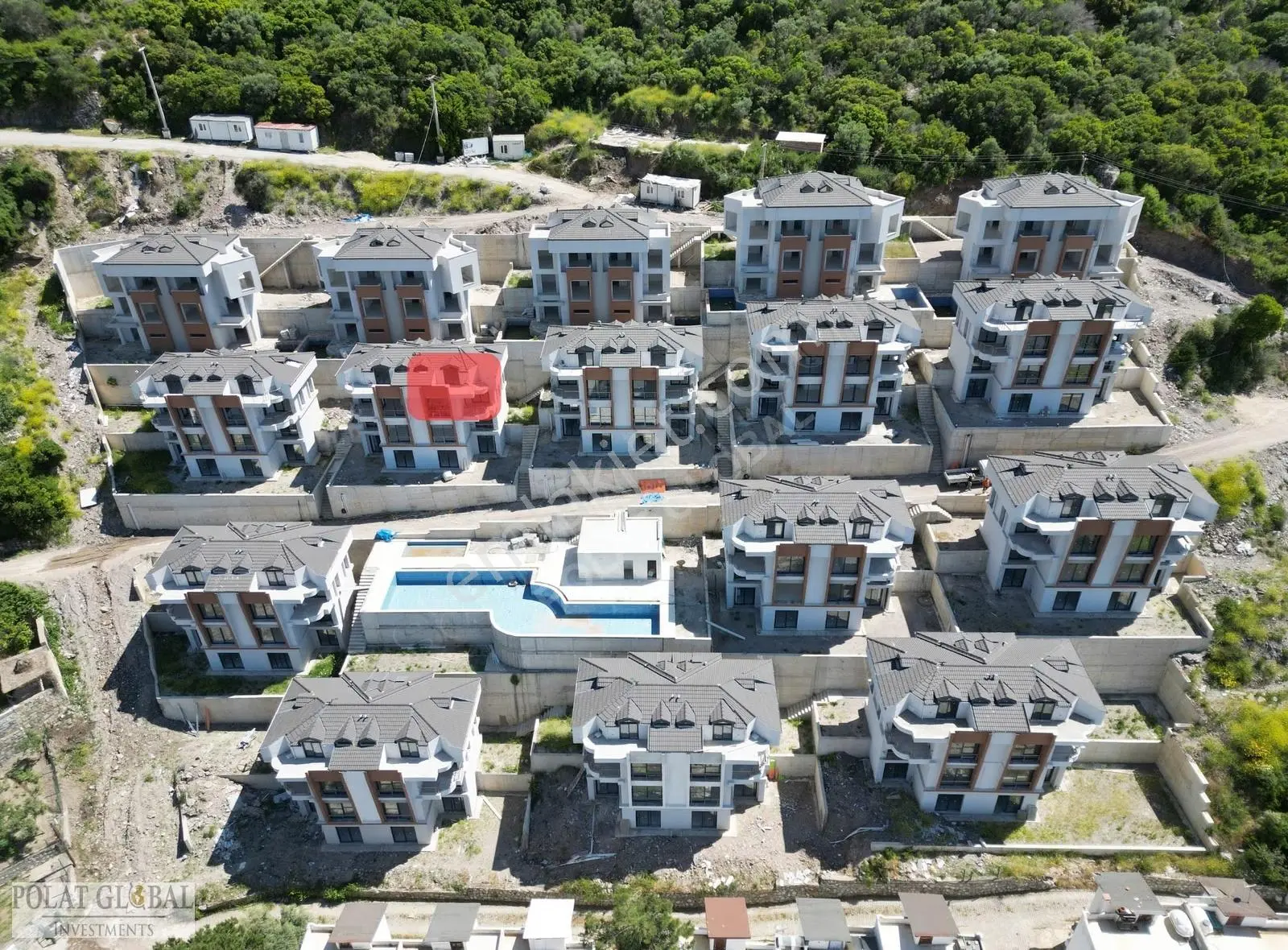 Full Deniz Manzaralı Çatı Dubleks | Havuzlu Site İçerisinde