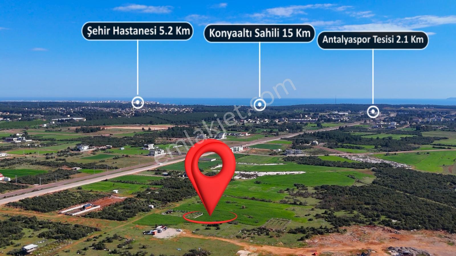 Antalya Döşemealtı Yeşilbayır 545 M2 İmarlı Arsa - Görsel 13