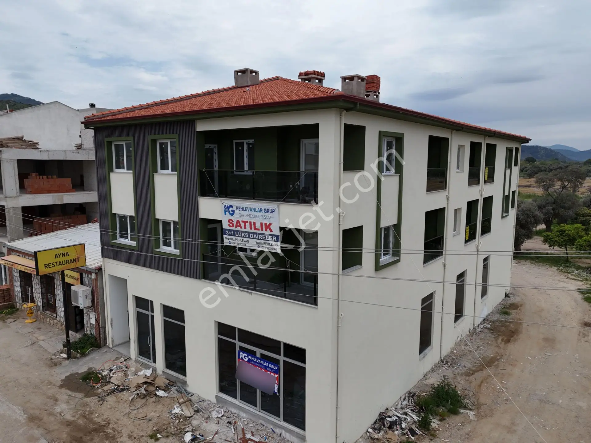 Milas Selimiye'de Sıfır 3+1 Daire Ve Satılık Dükkan