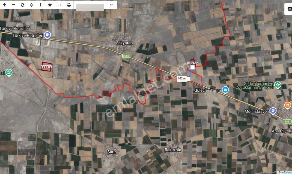 Sakyatan'da Kanala Cephe Müstakil Arazi/tarla - Görsel 14