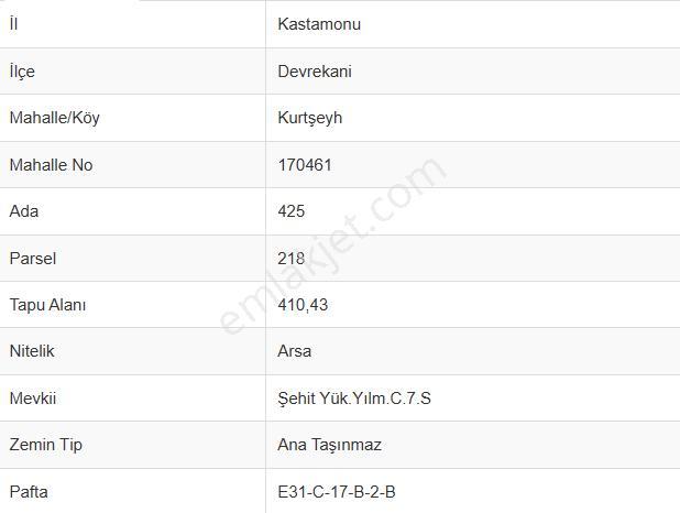 Kastamonu Devrekani Satılık Arsa - Görsel 6