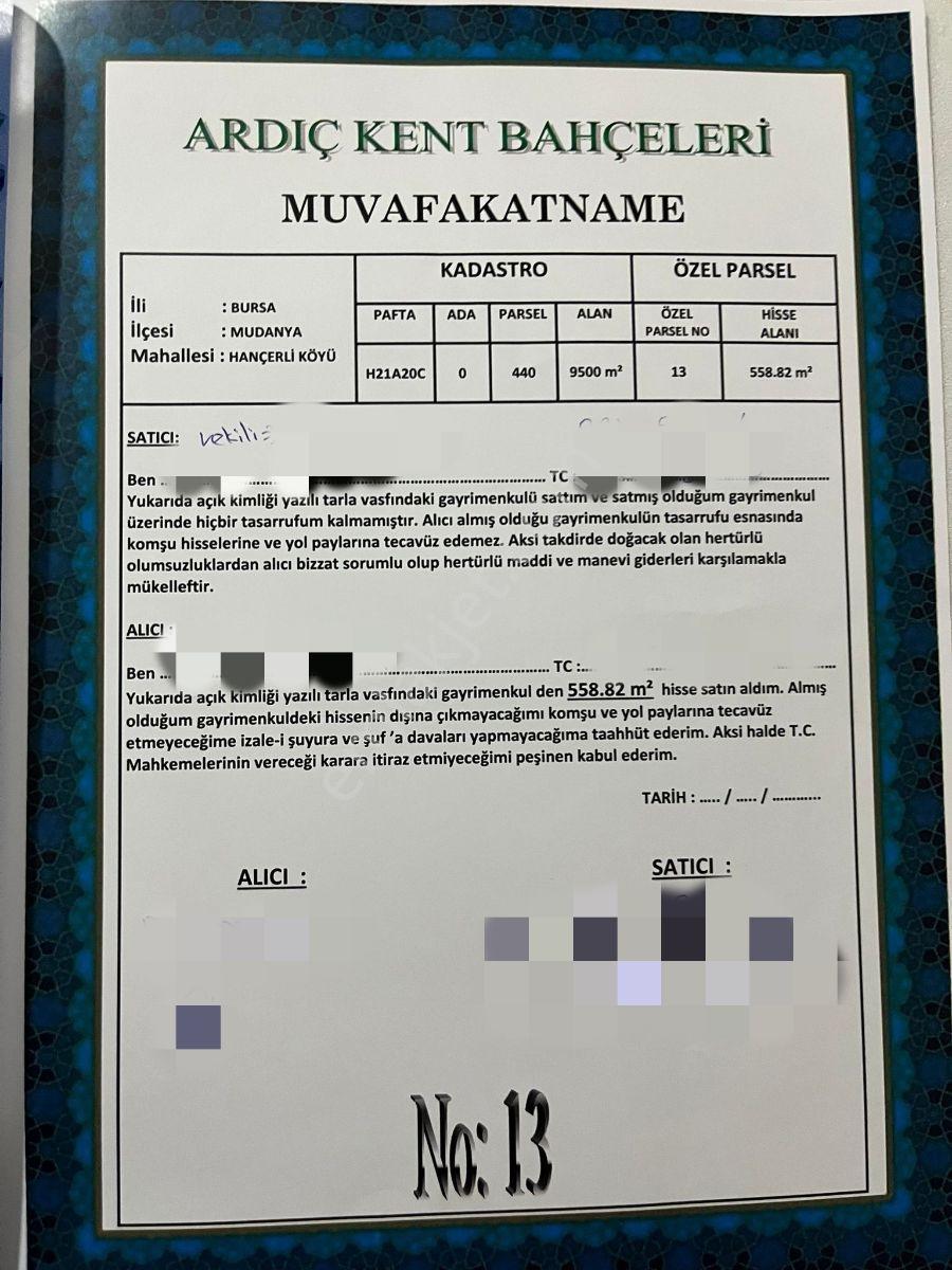 Bursa Mudanya Hançerli Satılık Bağ Evi,hobi Bahçesi Yeri - Görsel 21