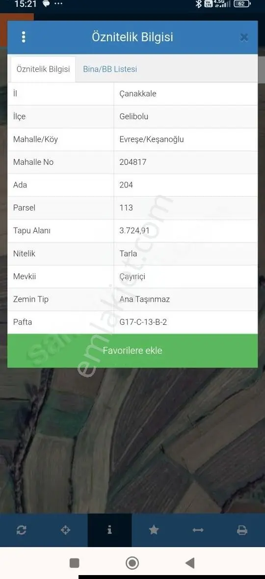 Evreşe De Üç Bitişik Tarla - Görsel 5