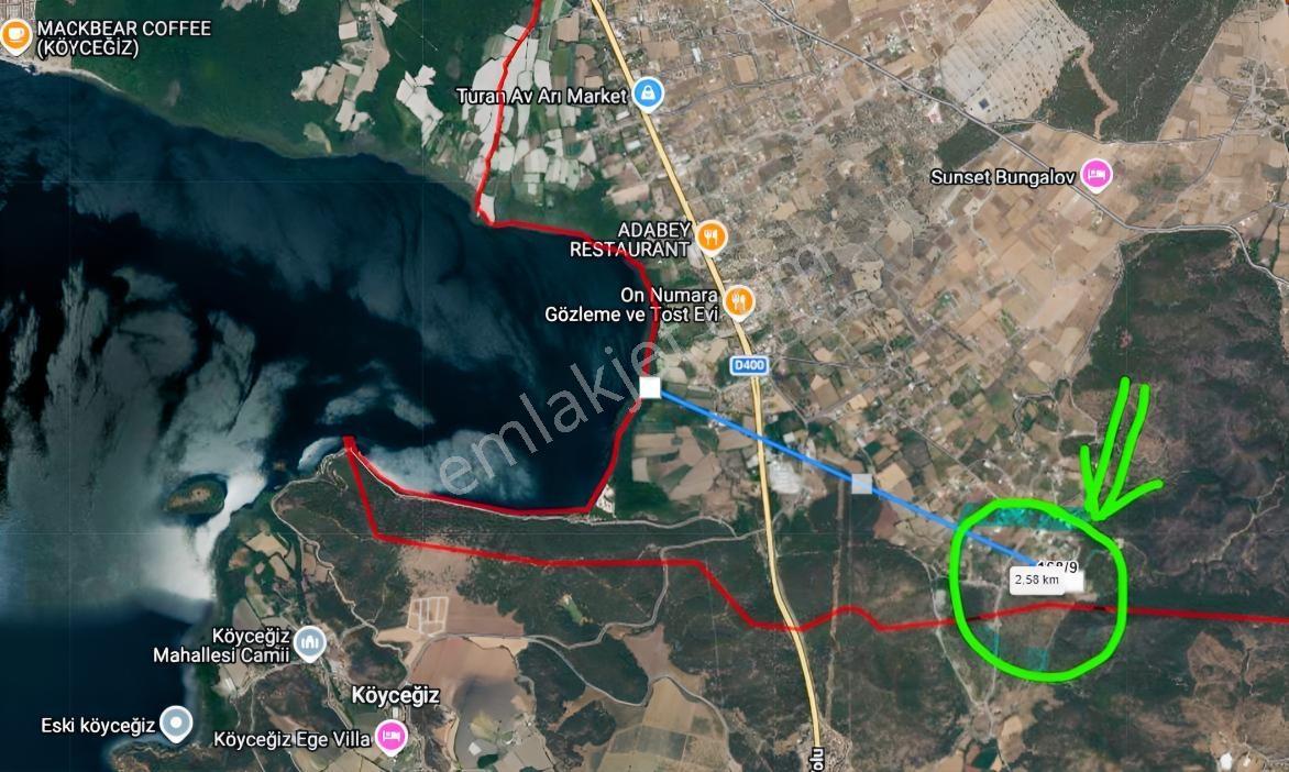 Muğla Köyceğiz Zeytinalanı Mahallesinde Kargir Ev Ve Avlusu - Görsel 16