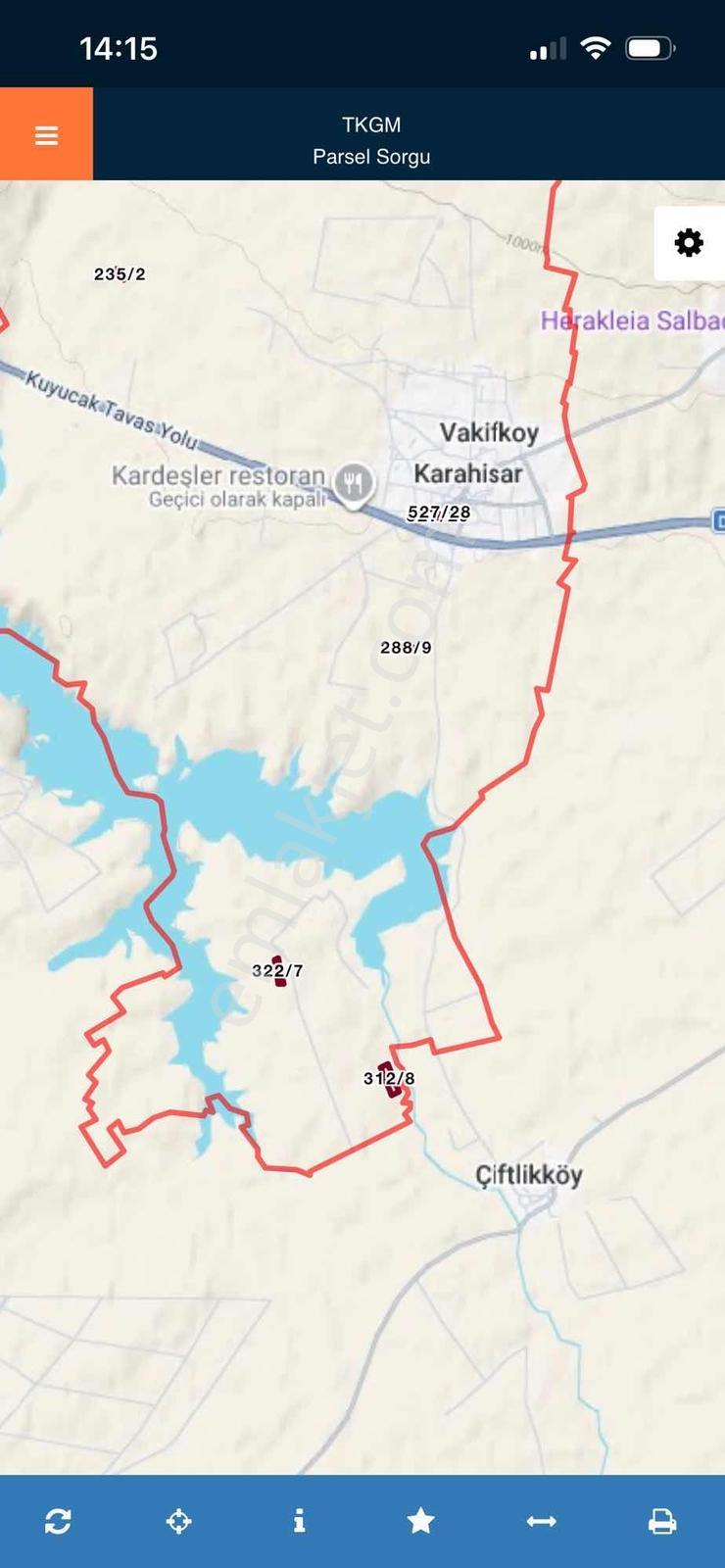 Kocabıyık Gayrimenkul'den Denizli Tavas Karahisar Satılık Tarla - Görsel 4