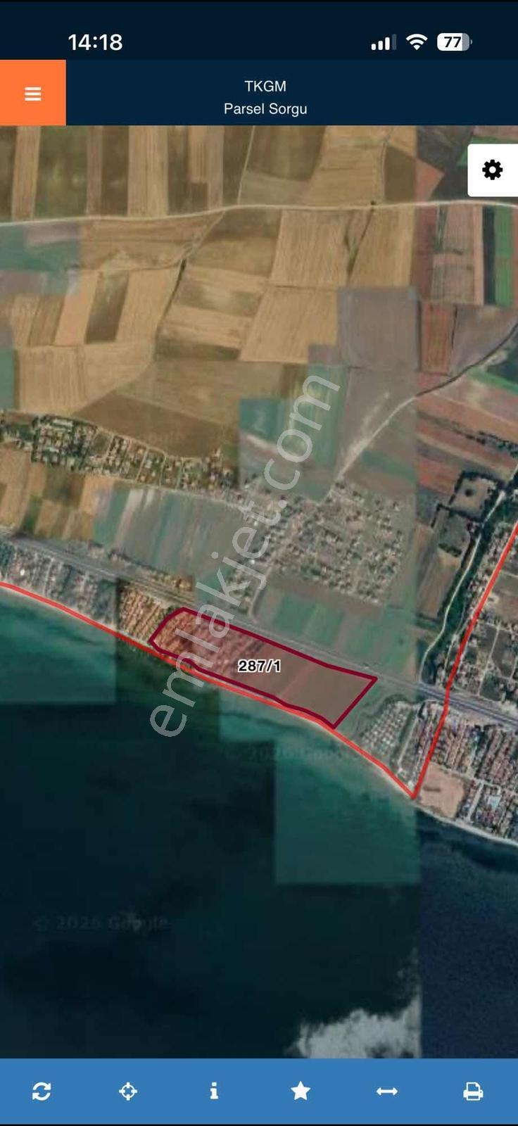 Tekirdağ Maramara Ereğlisinde 500m2 Denize Sıfır Arsa - Görsel 2