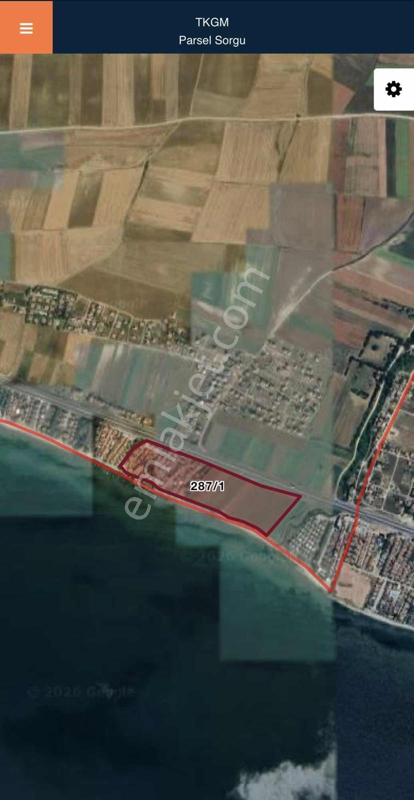 Tekirdağ Maramara Ereğlisinde 500m2 Denize Sıfır Arsa