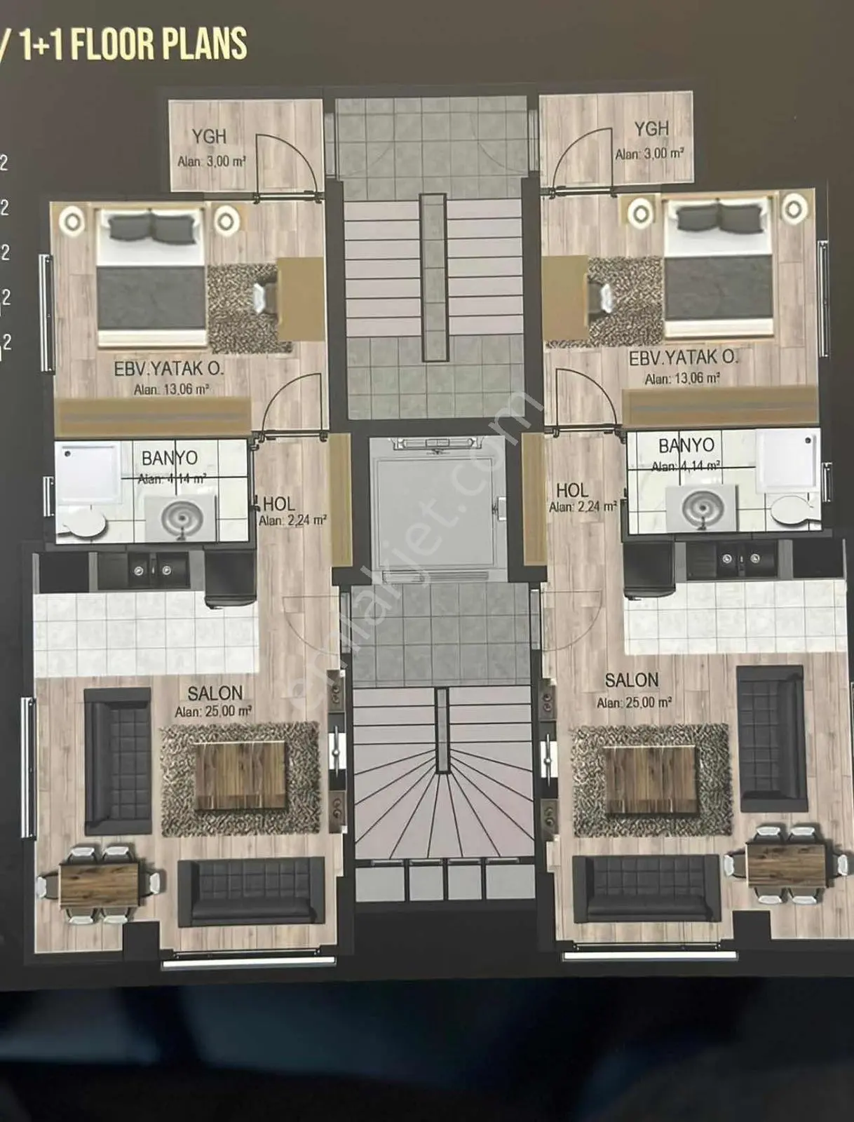 Suadiye Caddeye Yakın 1+1 Net 50 M2 Ebeveyn Banyolu - Görsel 5