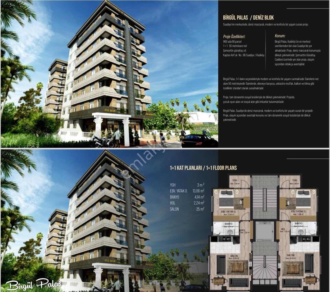 Suadiye Caddeye Yakın 1+1 Net 50 M2 Ebeveyn Banyolu - Görsel 6