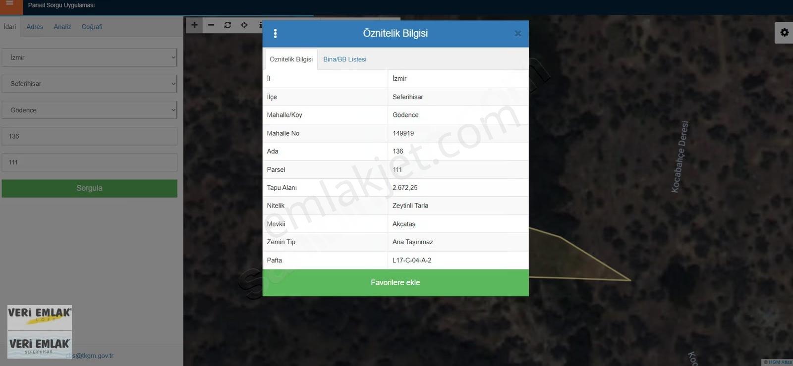 Seferihisar Gödencede Anayola Yakın Kelepir Zeytinlik
