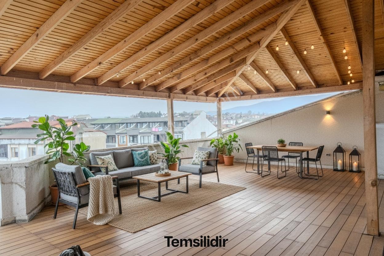 Akçakoca'da Deniz Manzaralı 6+2 Teraslı Dubleks Satılık Daire - Görsel 14