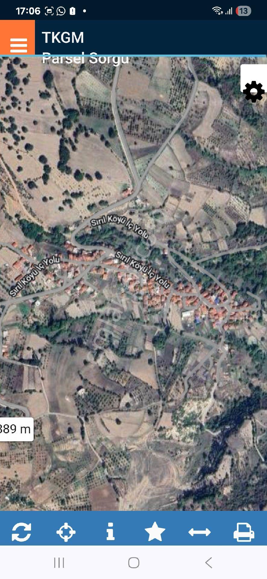 Bursa/orhaneli-sırıl Mah.de Satılık Müstakil Tapulu Kadastro Yoluna Cepheli (7.088).m2. Arazi - Görsel 5