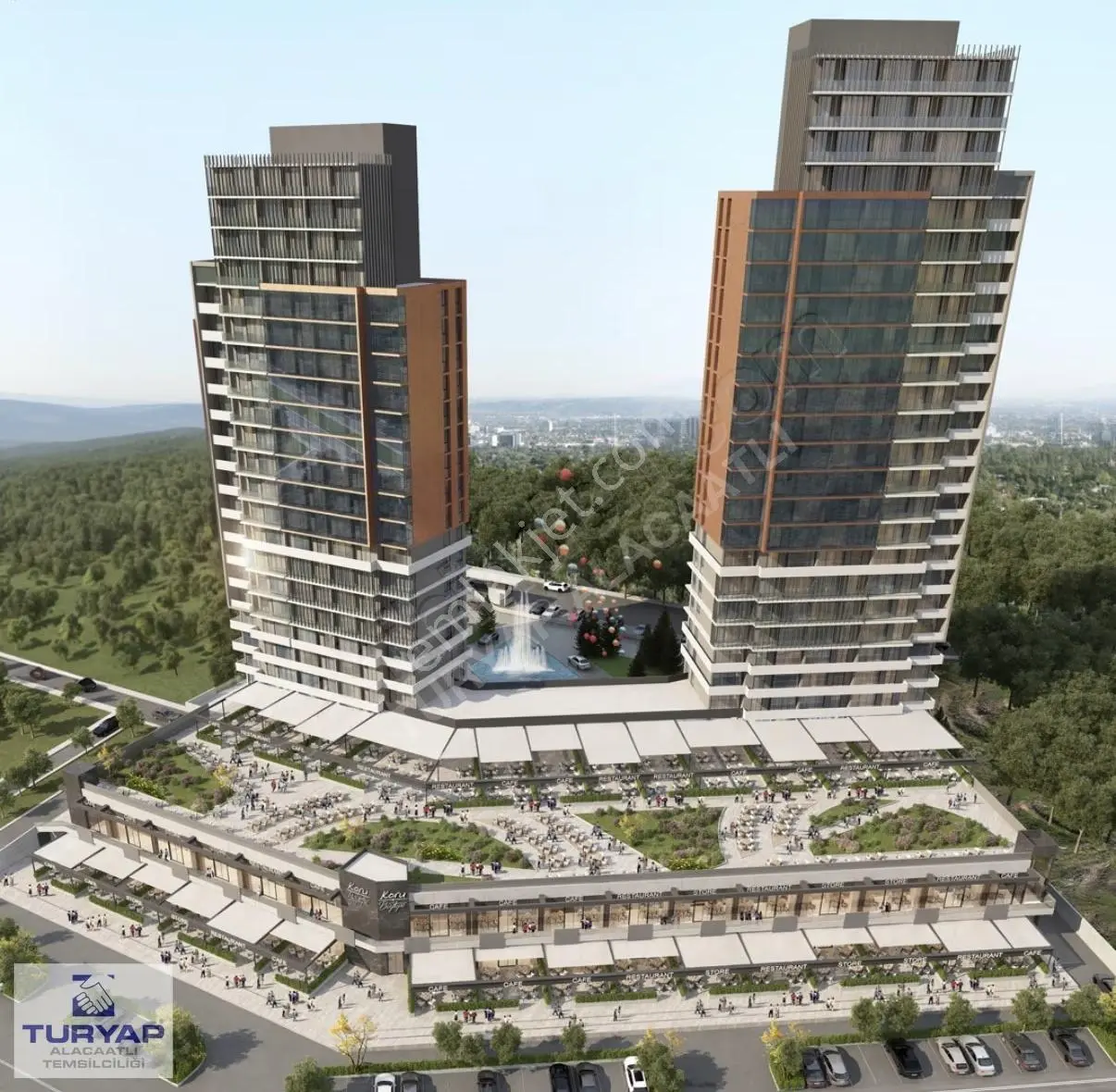 Turyap'tan Koru Beytepe'de Ankara Manzaralı 2+1 Fırsat Daire
