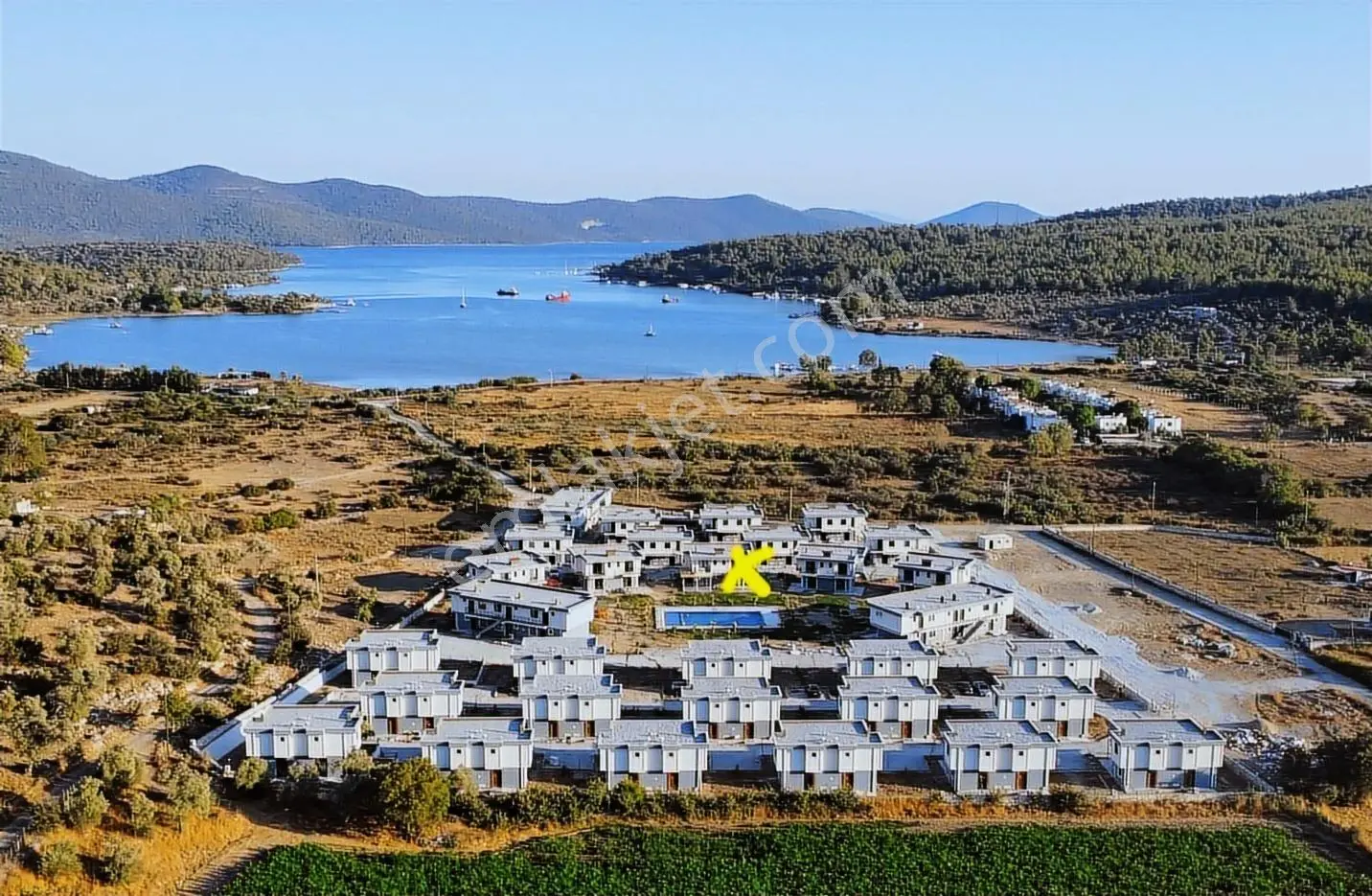 Milas Kazıklı Koyunda Sıfır 3+1 İkiz Villa Satılık