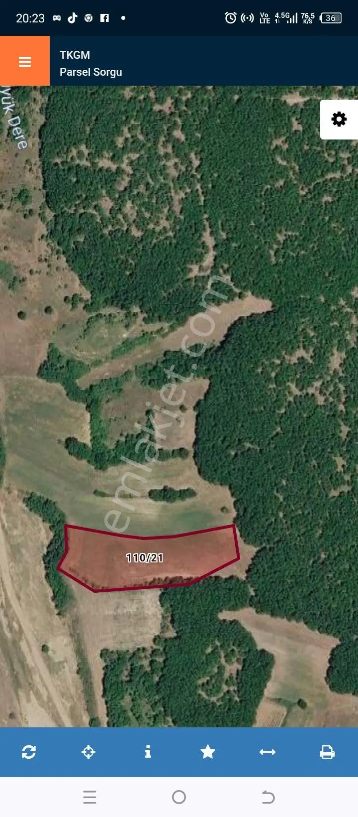 Kırklareli Pınarhisar Poyralı'da 6884m² Kelepir Tarla - Görsel 4