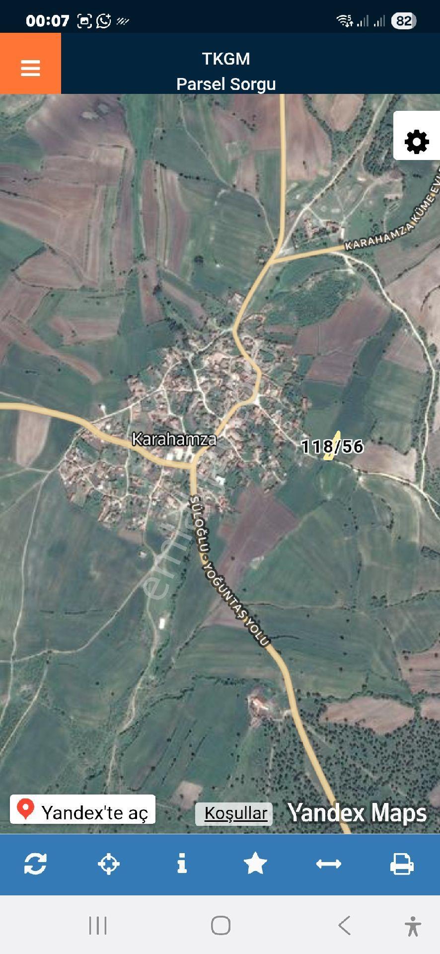 Kıklareli Merkez Karahamza Mh Satılık Arsa
