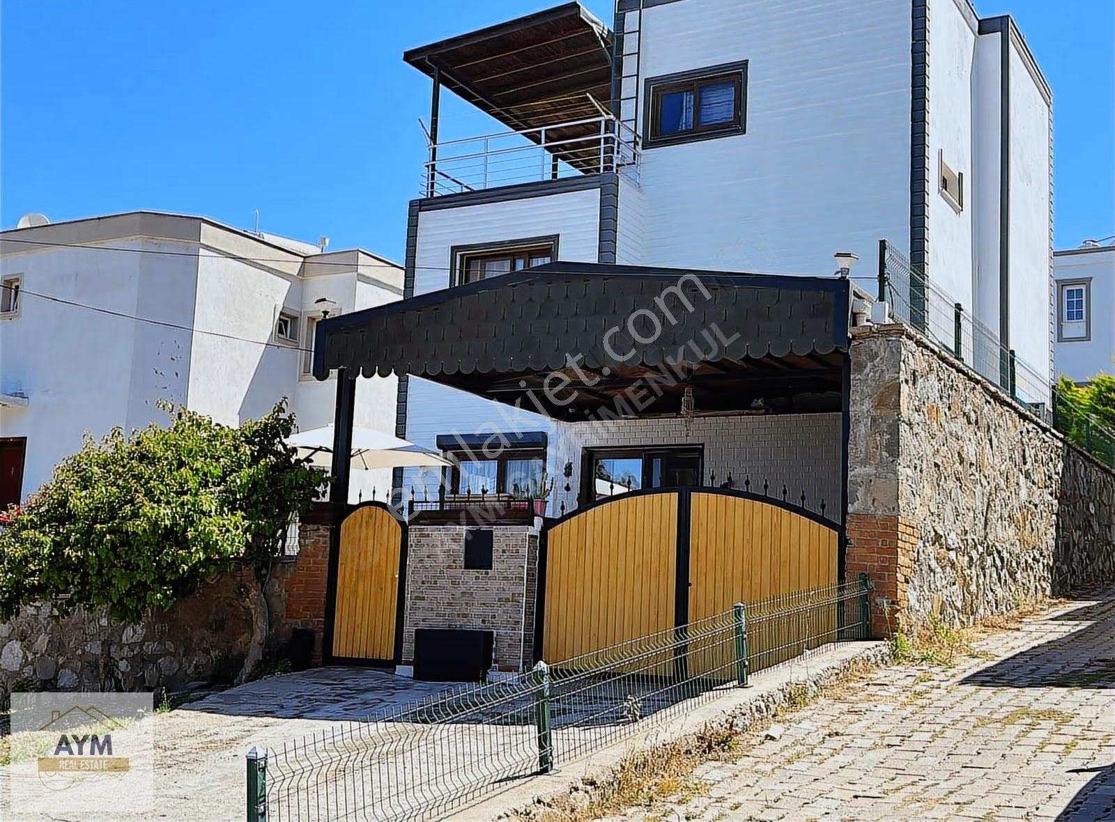 Turgutreis Karabağ Tam Müstakil Deniz Manzaralı Tripleks Villa - Görsel 2