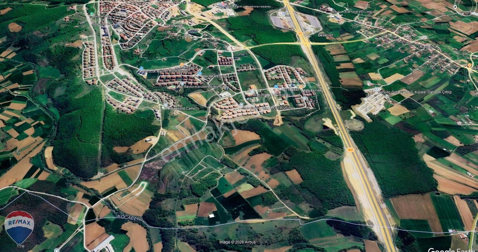 Korucuk'ta Yeni Şehir Hastanesi'ne Komşu İmarlı Satılık Arsa