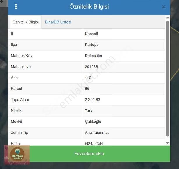 Kocaeli-kartepe-ketenciler Yatırımlık Tek Tapu Tarla - Görsel 4