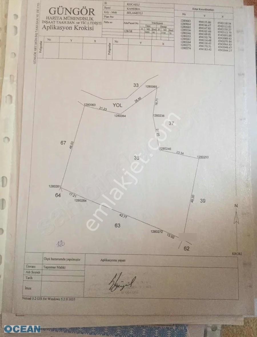 Kandıra Selametli 'de Manzaralı Satılık Tarla - Görsel 7