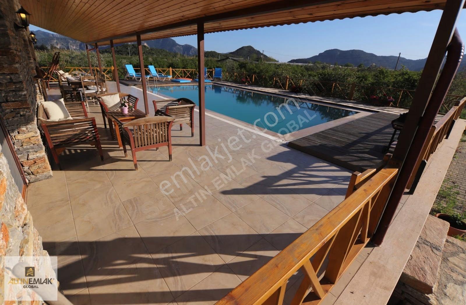 Ortaca Dalyan'da Kiralık 4+1 Havuzlu Müstakil Villa - Görsel 15