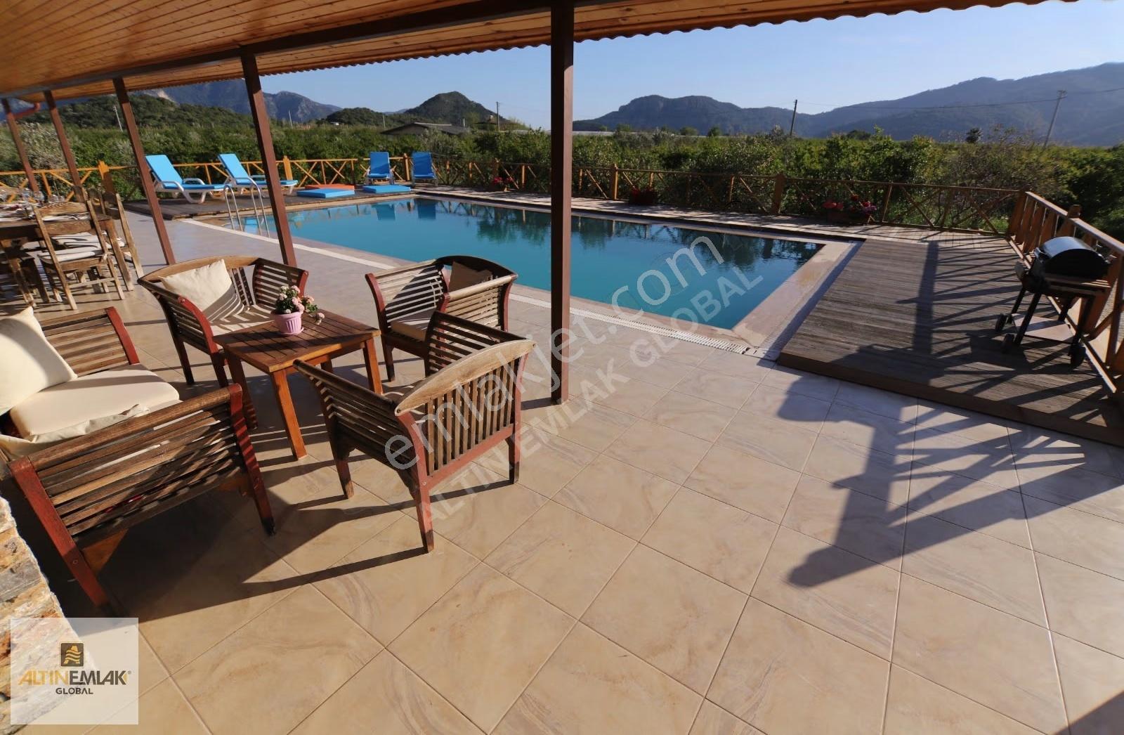 Ortaca Dalyan'da Kiralık 4+1 Havuzlu Müstakil Villa - Görsel 21