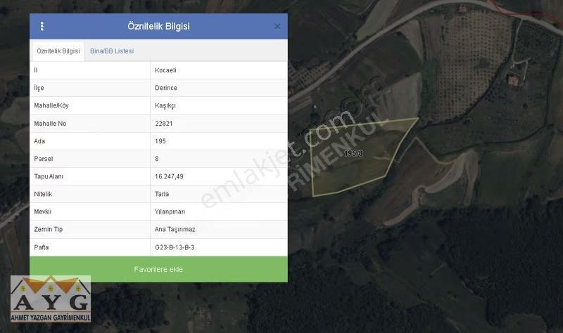 Kocaeli Derince Kaşıkçı Köyü Yatırıma Uygun Satılık İmarlı Arazi - Görsel 32