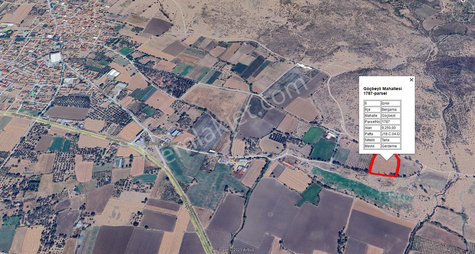 Acil Köy Kenarı Hayvancılık Ve Tarım İçin Uygun 9250 M2