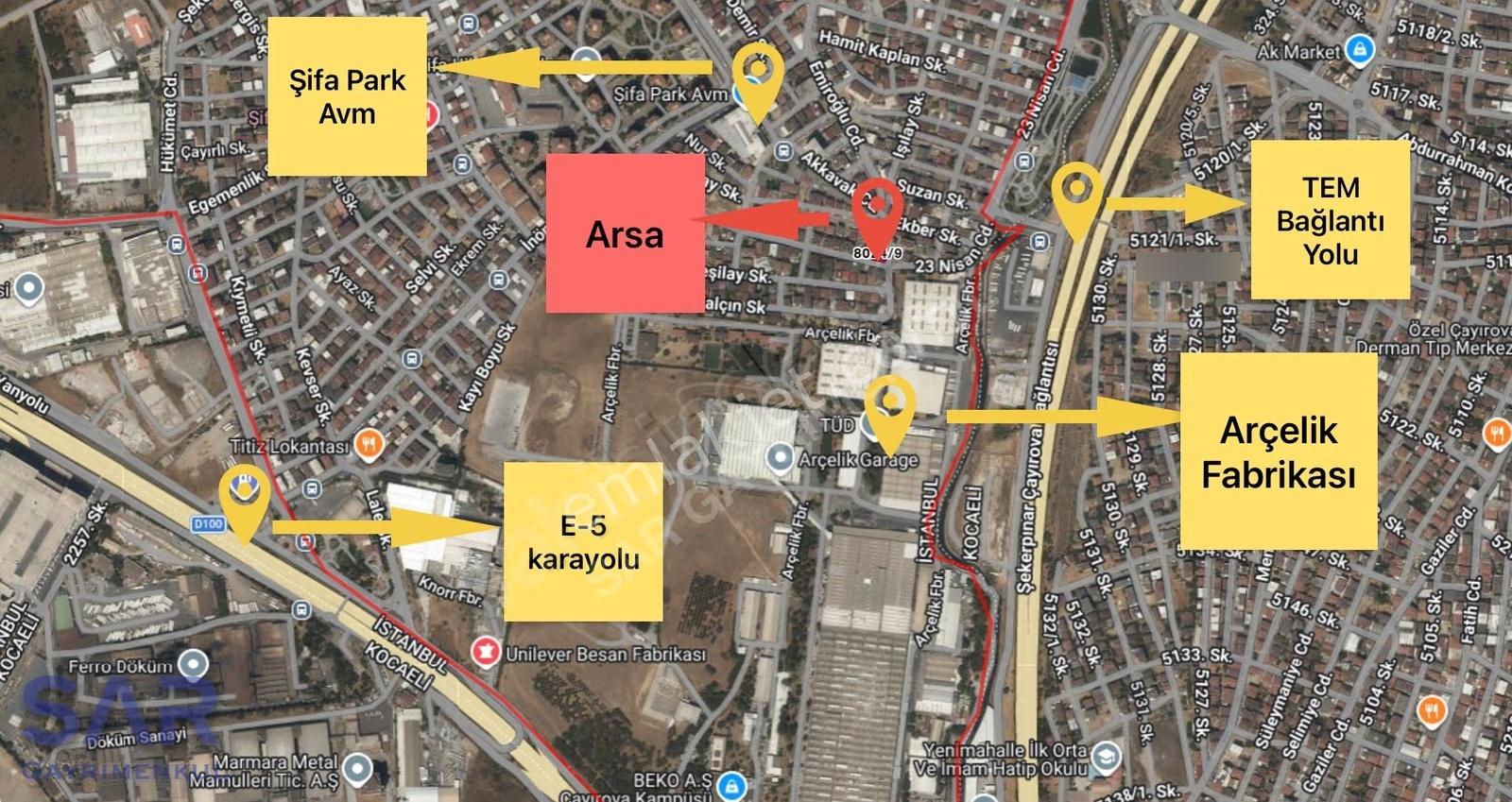 Tuzla Şifa'da 1,5 Konut İmarlı Köşebaşı Satılık Arsa - Görsel 5