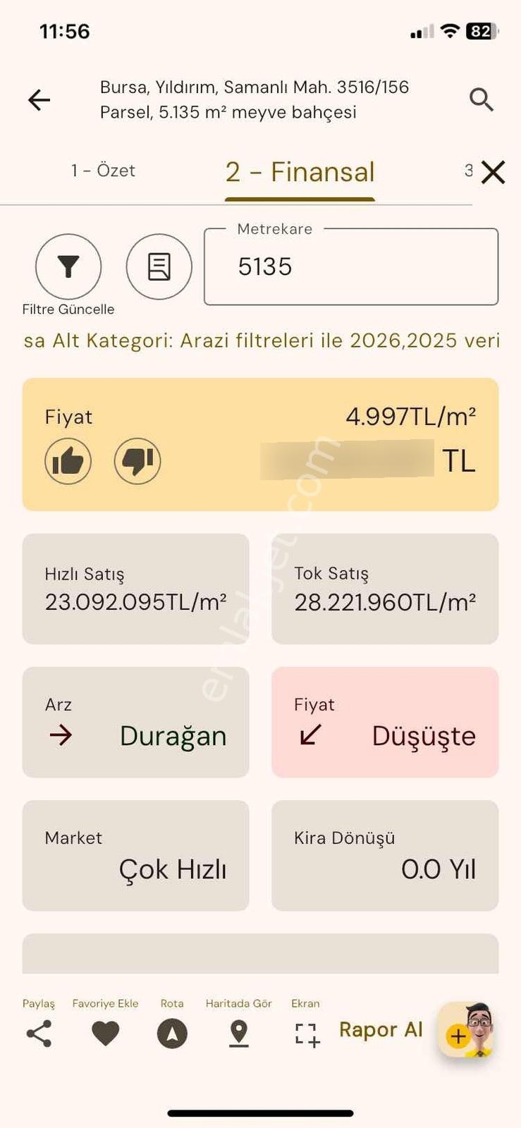 Yıldırım Samanlı`da Fırsat Arazi - Görsel 4