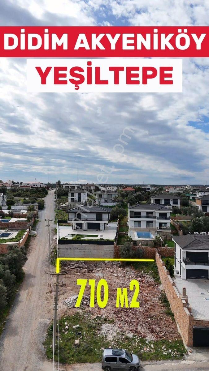 Didim Akyeniköy Yeşiltepe Mevkiinde Villa İmarlı Köşe Parsel - Görsel 4